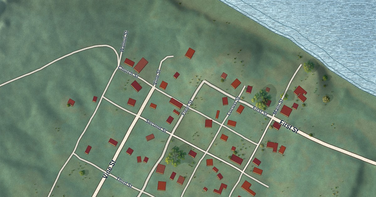 Map of Carrsville, Kentucky in 2026