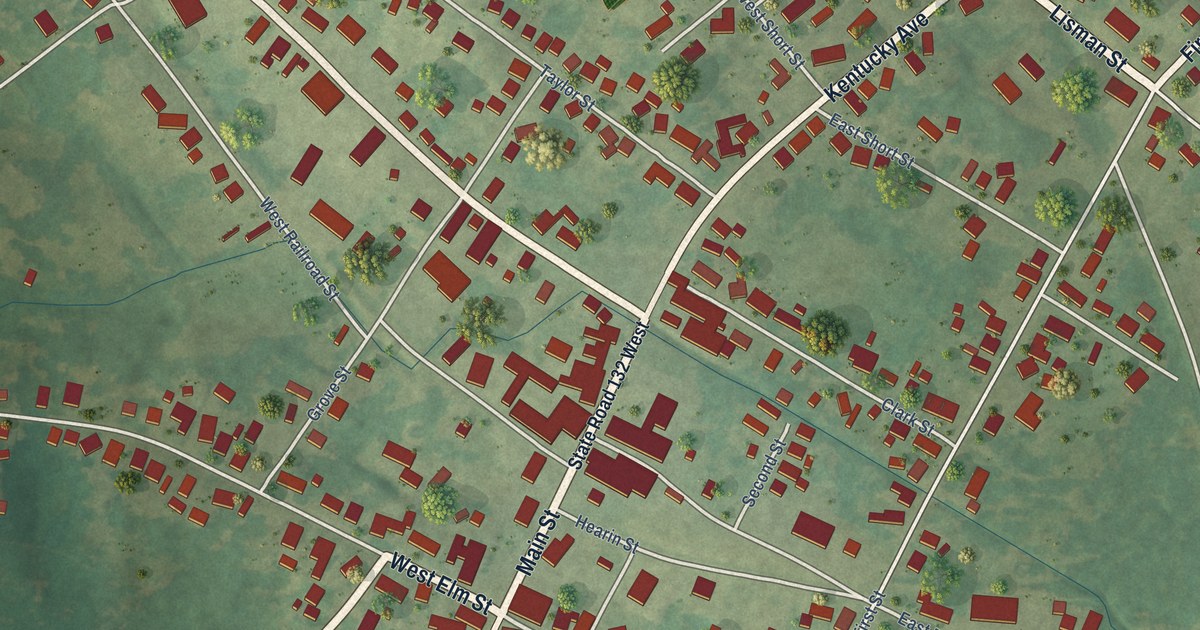 Map of Clay, Kentucky in 2026