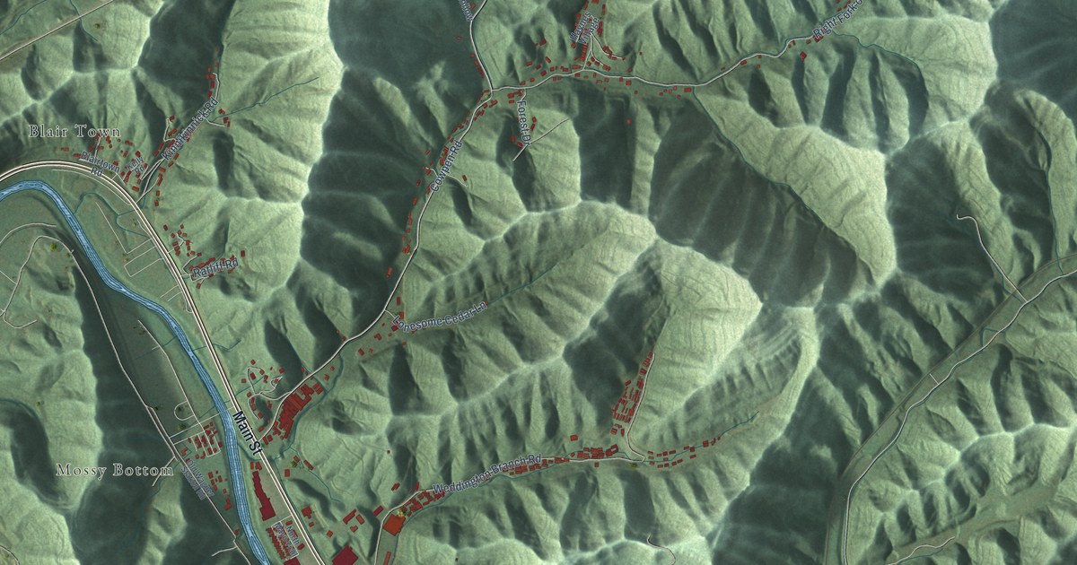 Map of Coal Run Village, Kentucky in 2026