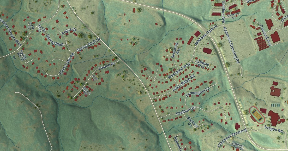 Map of Crestwood, Kentucky in 2026