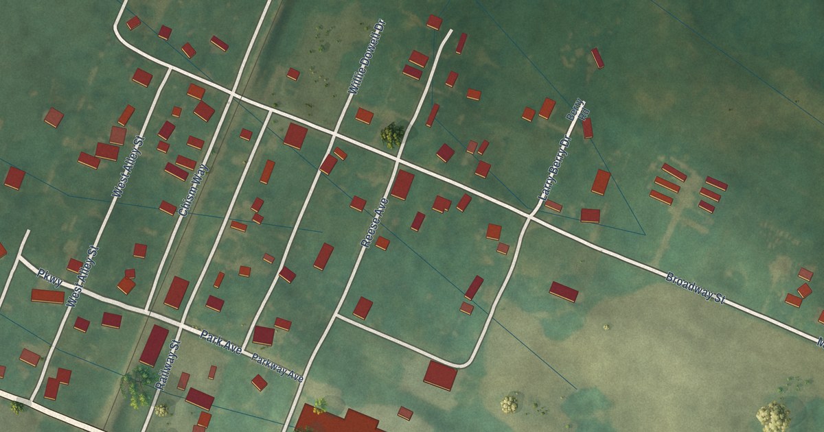 Map of Ekron, Kentucky in 2026