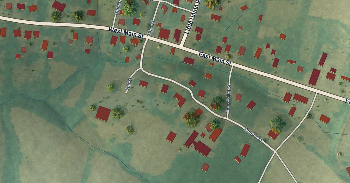 Map of Fairfield, Kentucky in 2026