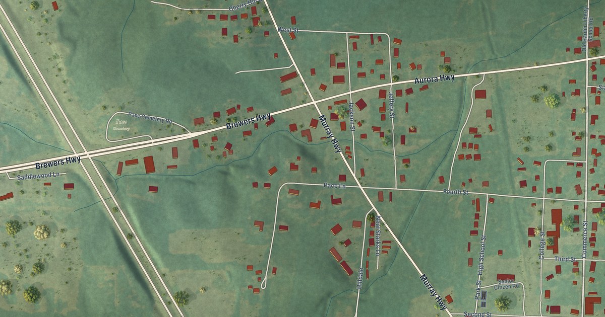 Map of Hardin, Kentucky in 2026