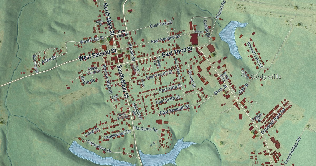 Map of Hardinsburg, Kentucky in 2026