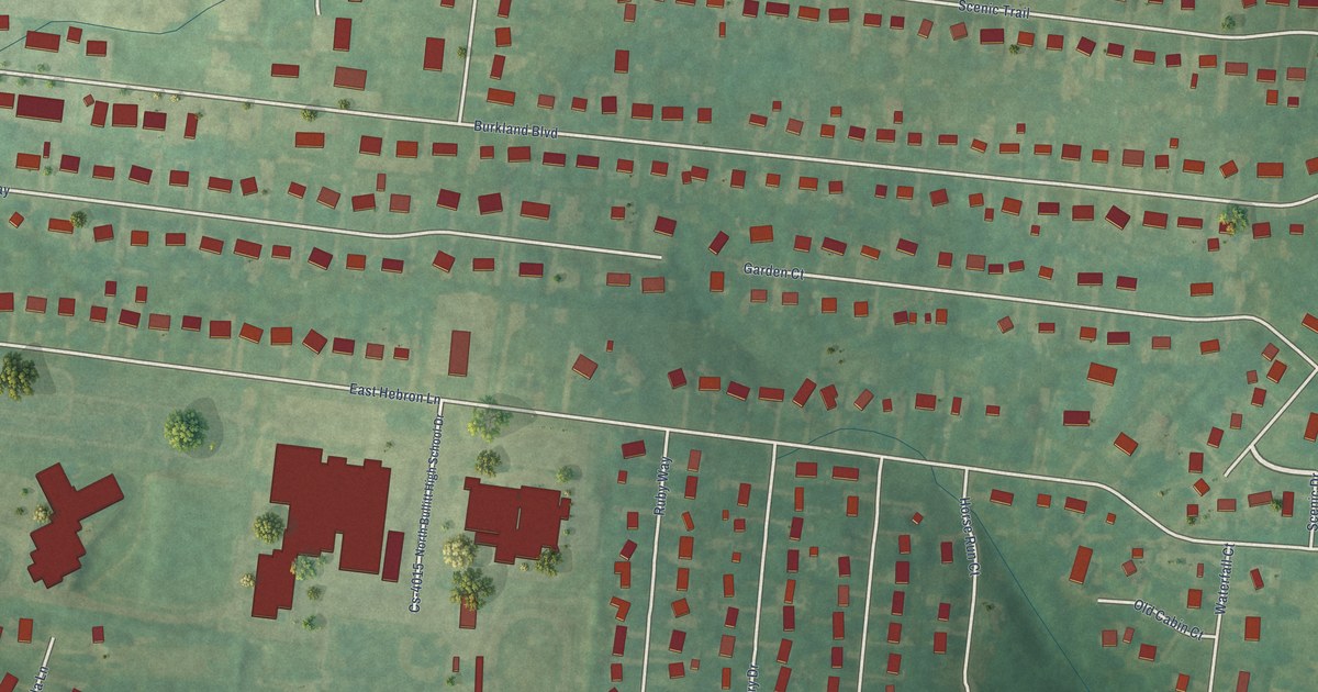 Map of Hebron Estates, Kentucky in 2026
