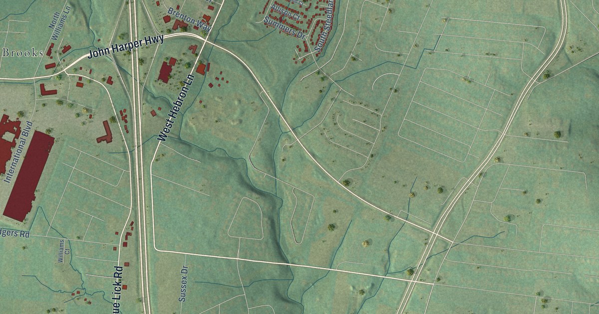 Map of Hillview, Kentucky in 2026