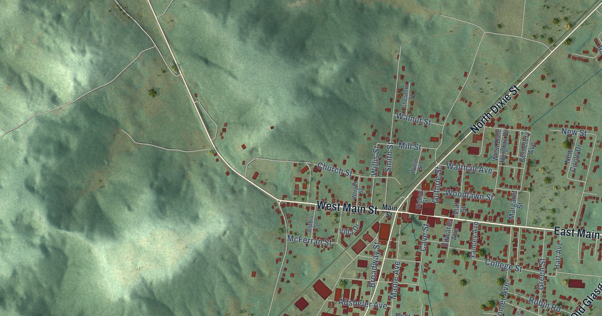 Map of Horse Cave, Kentucky in 2026