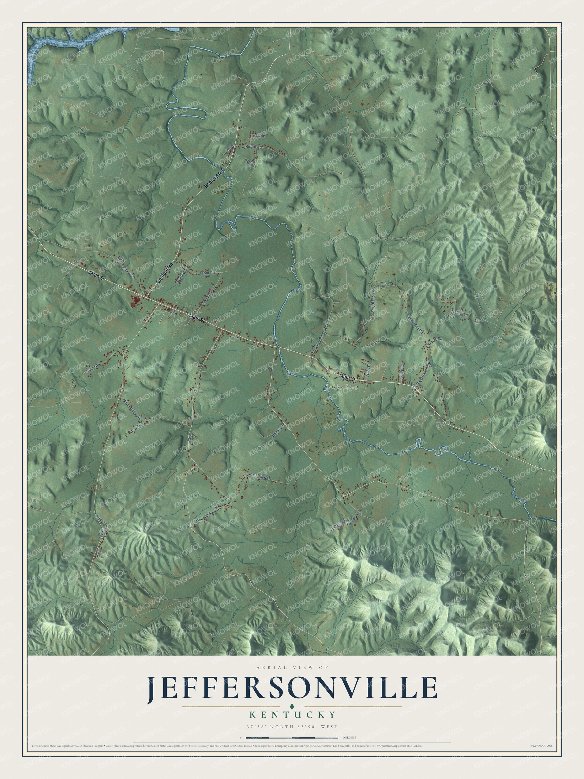 Watermarked full-map preview of Jeffersonville, Kentucky