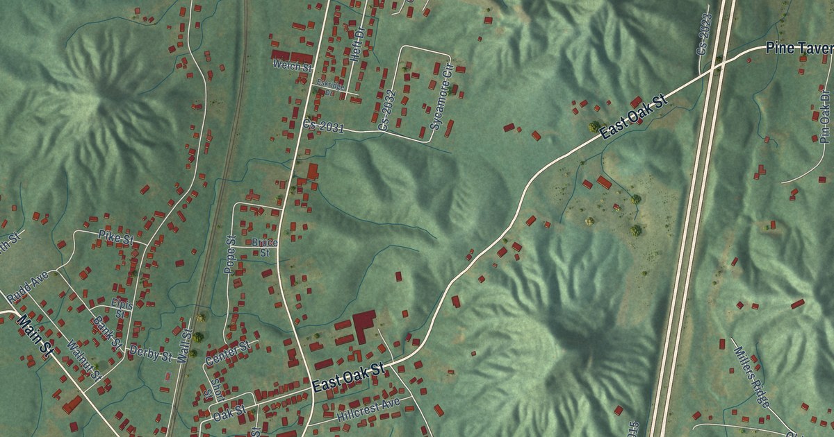 Map of Lebanon Junction, Kentucky in 2026