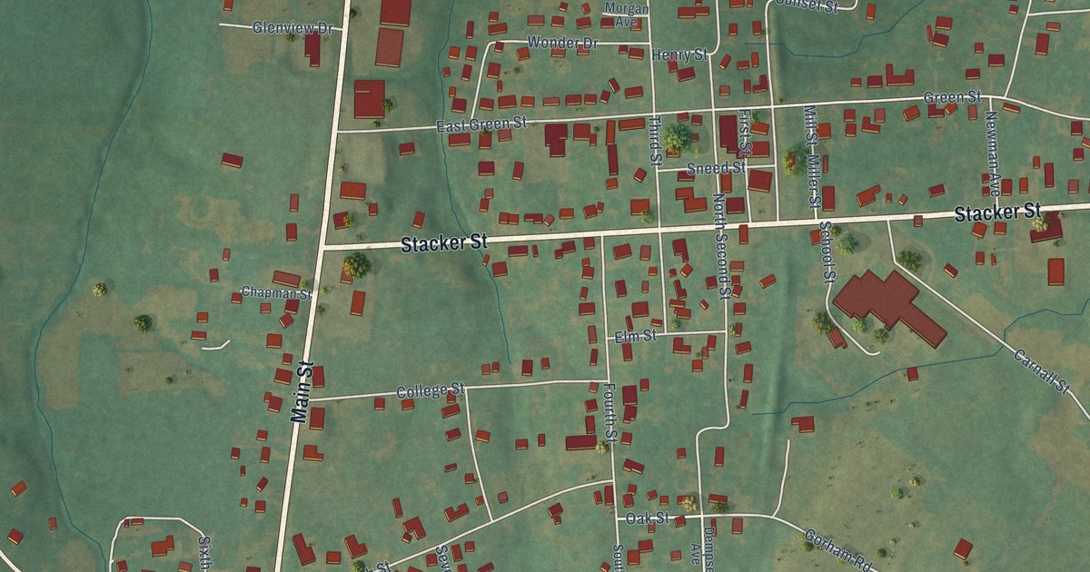 Map of Lewisburg, Kentucky in 2026