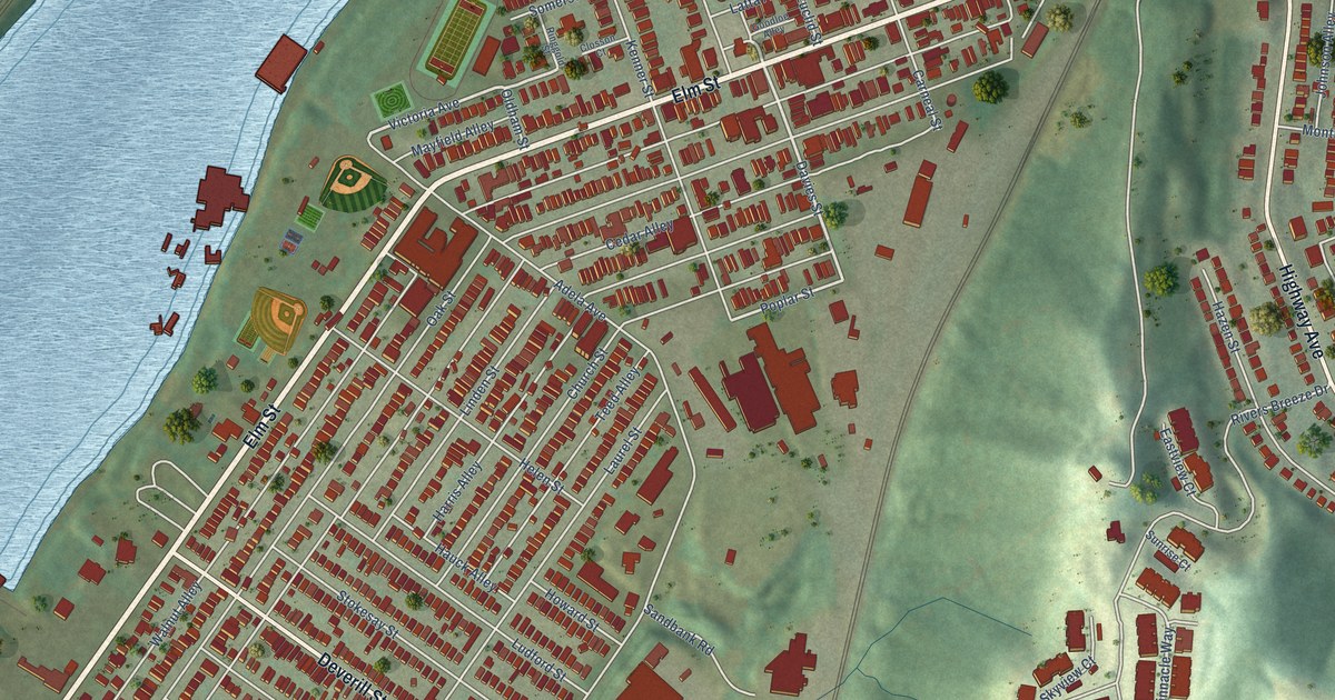 Map of Ludlow, Kentucky in 2026