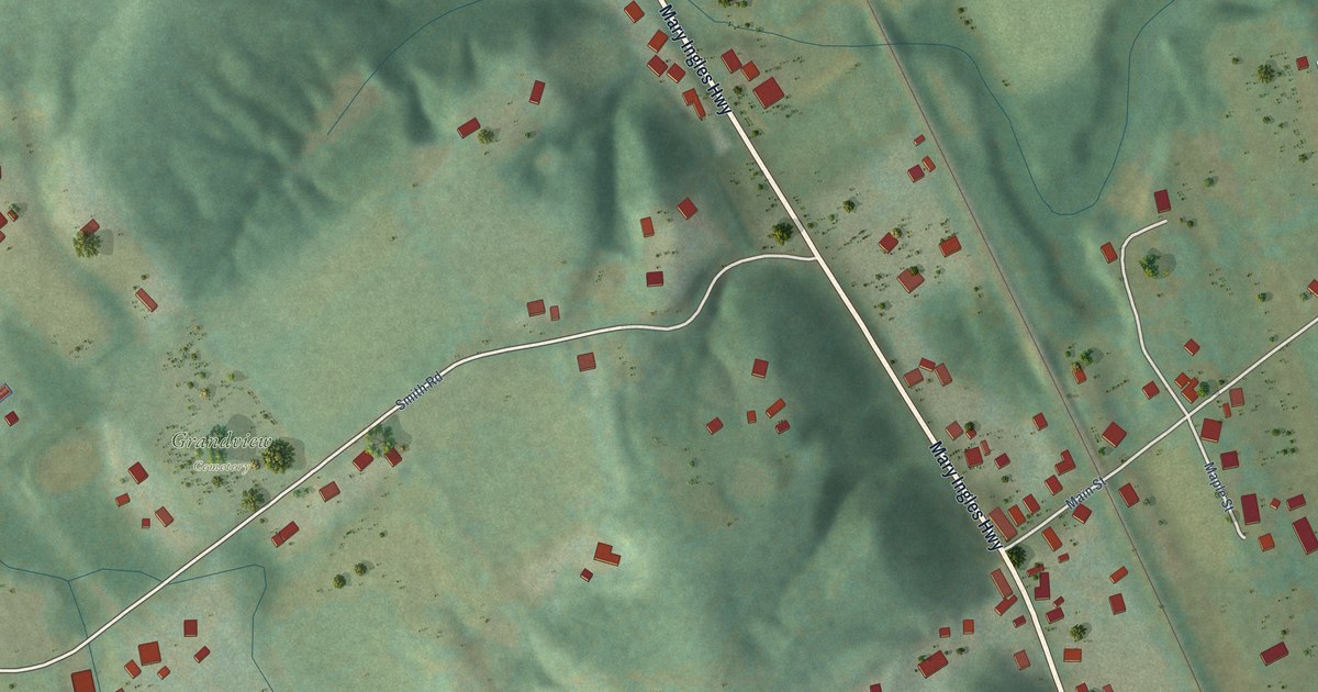 Map of Mentor, Kentucky in 2026