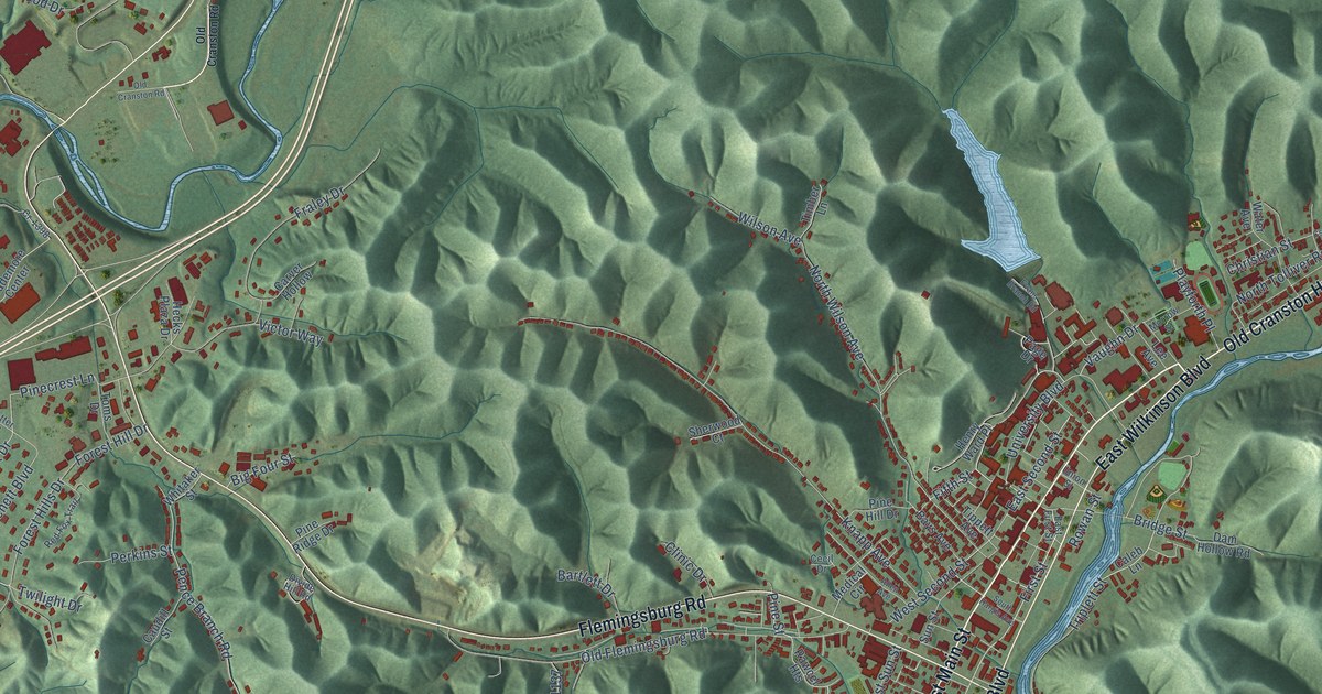 Map of Morehead, Kentucky in 2026