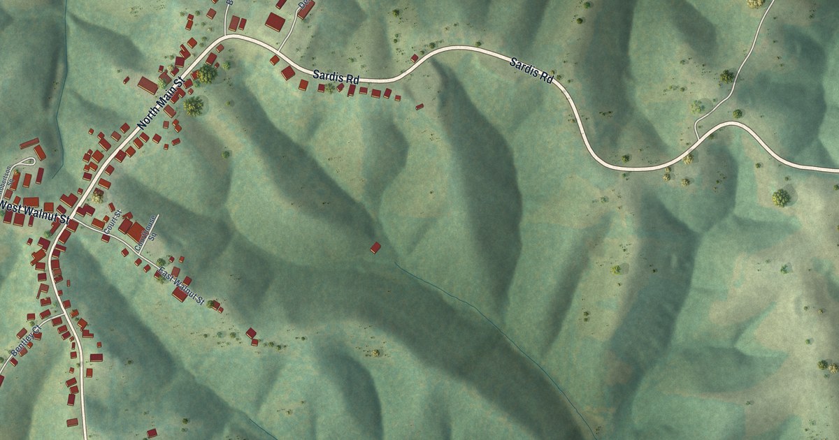 Map of Mount Olivet, Kentucky in 2026