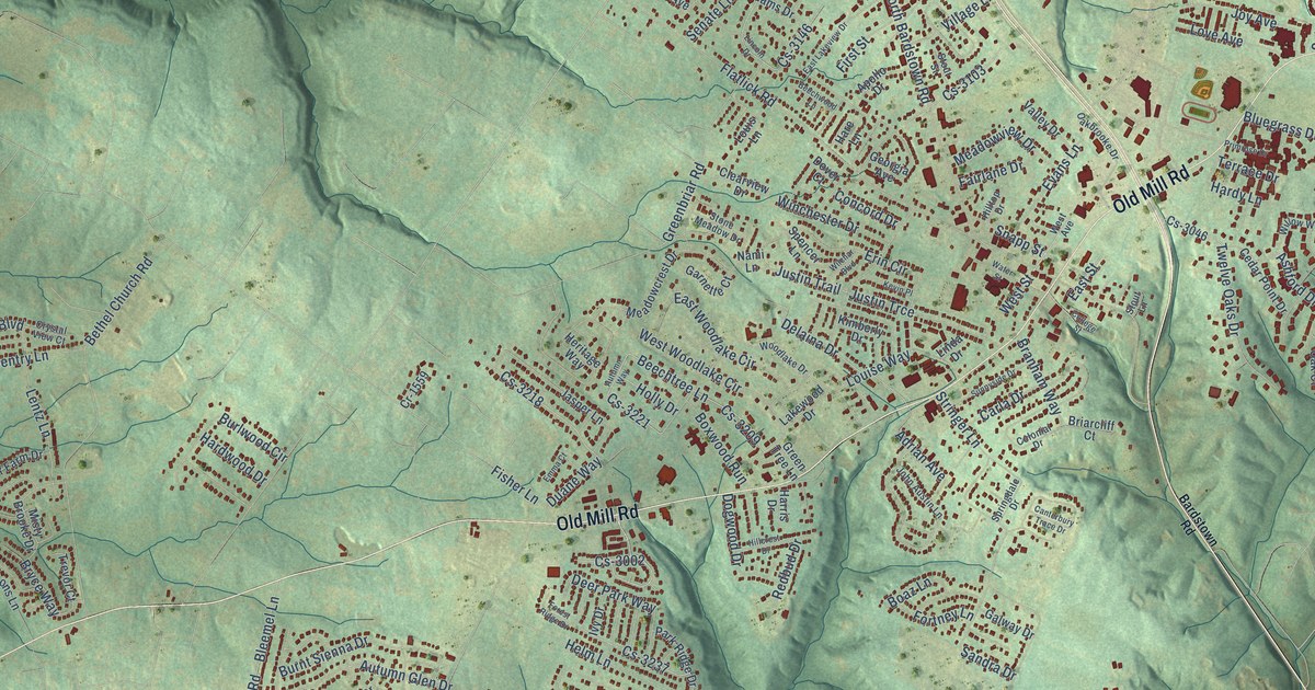 Map of Mount Washington, Kentucky in 2026