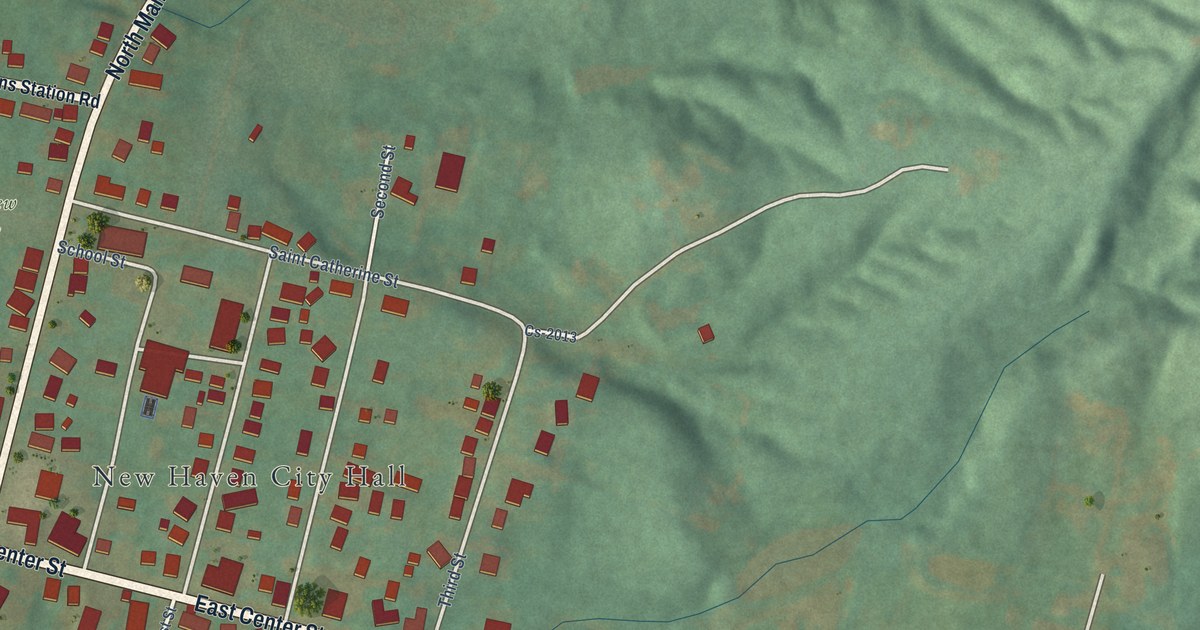 Map of New Haven, Kentucky in 2026