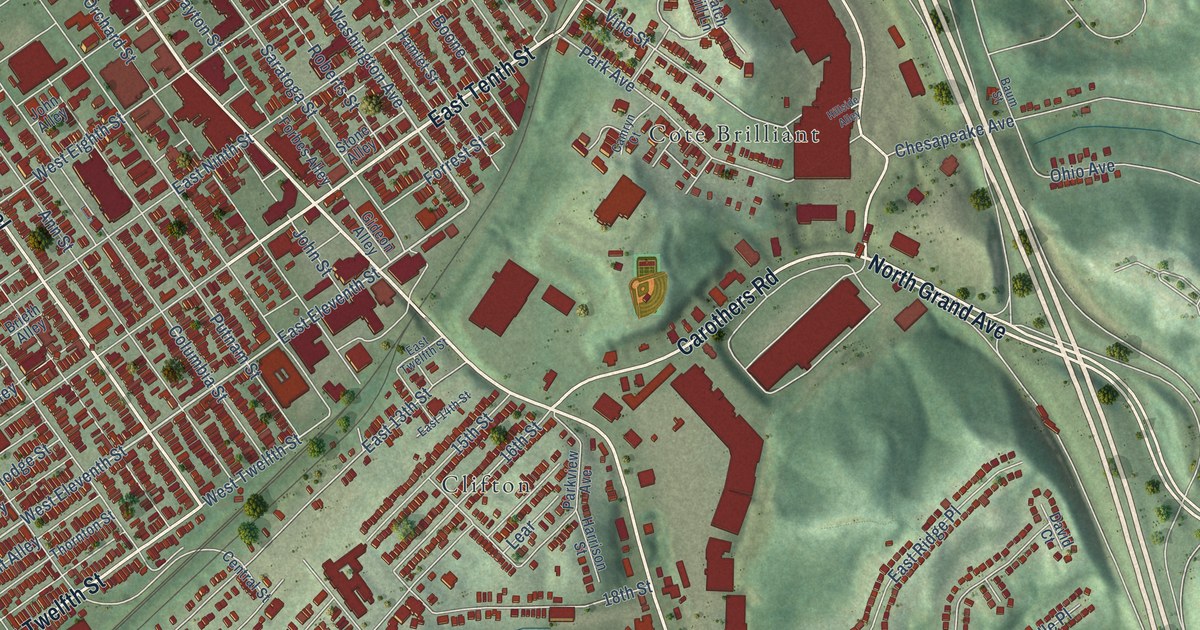 Map of Newport, Kentucky in 2026