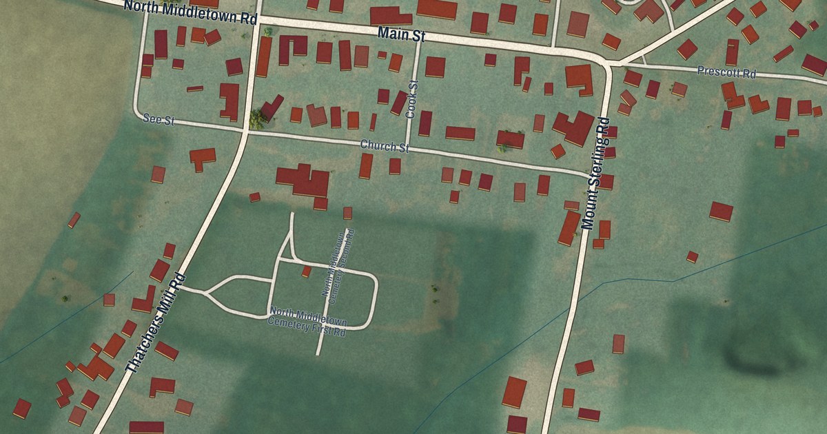 Map of North Middletown, Kentucky in 2026
