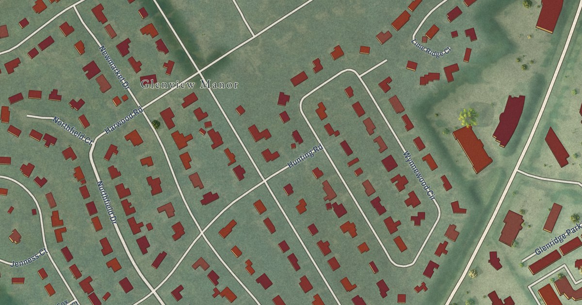 Map of Northfield, Kentucky in 2026