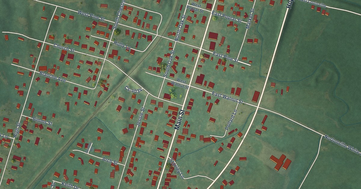 Map of Nortonville, Kentucky in 2026