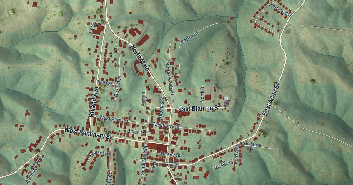 Map of Owenton, Kentucky in 2026