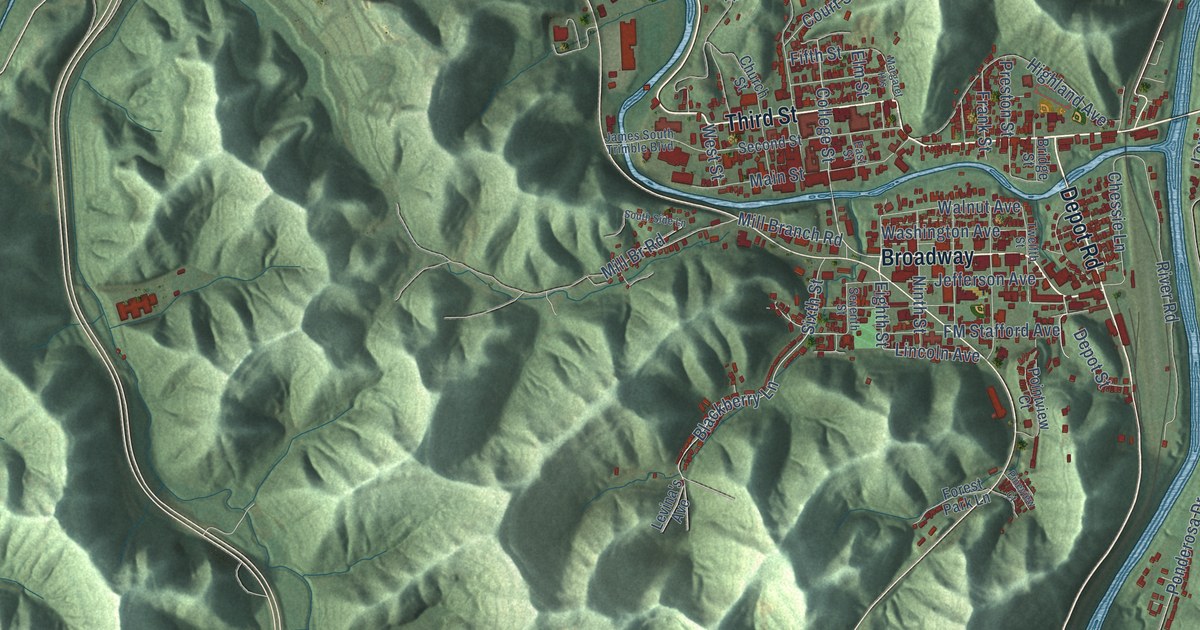 Map of Paintsville, Kentucky in 2026