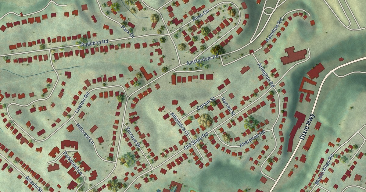 Map of Park Hills, Kentucky in 2026