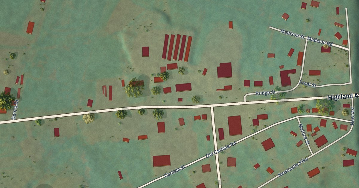 Map of Prestonville, Kentucky in 2026