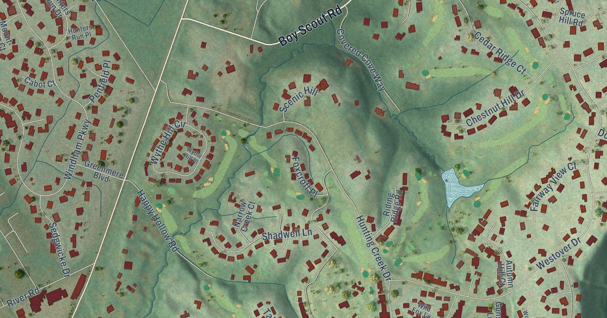 Map of Prospect, Kentucky in 2026