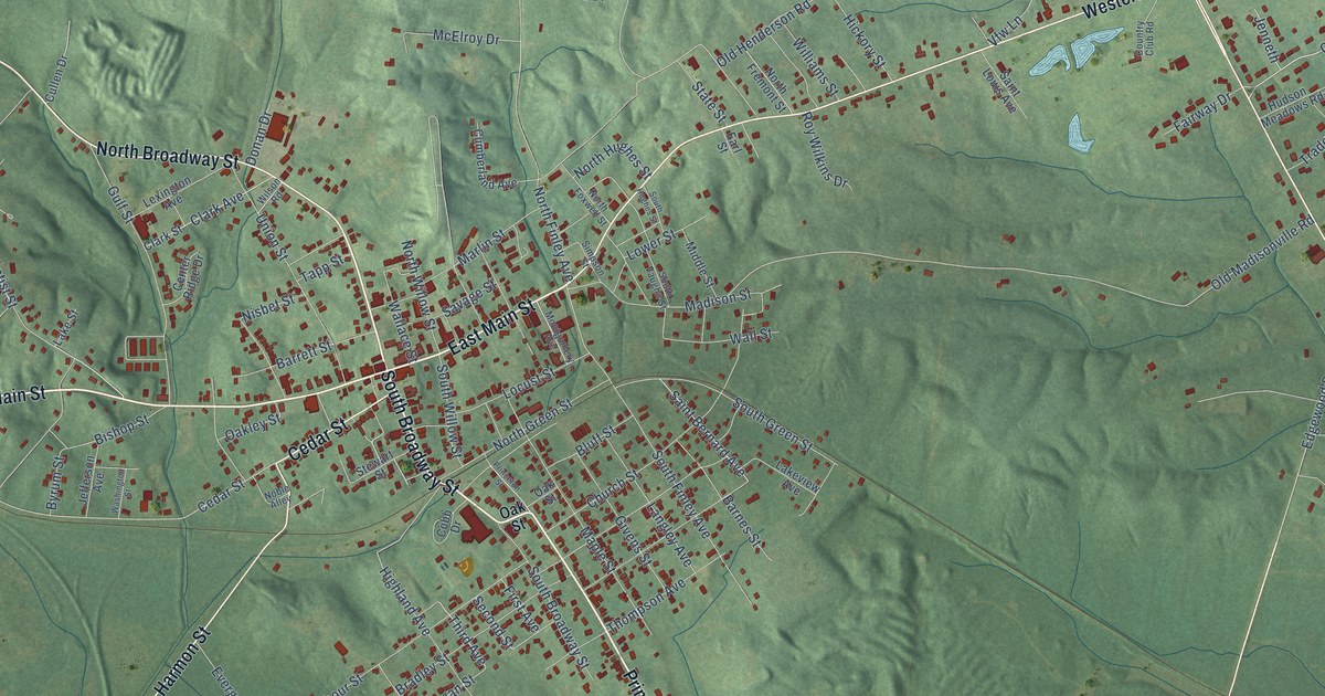 Map of Providence, Kentucky in 2026