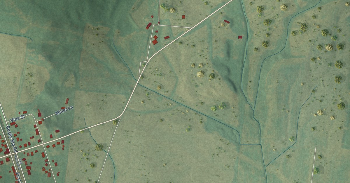 Map of Robards, Kentucky in 2026