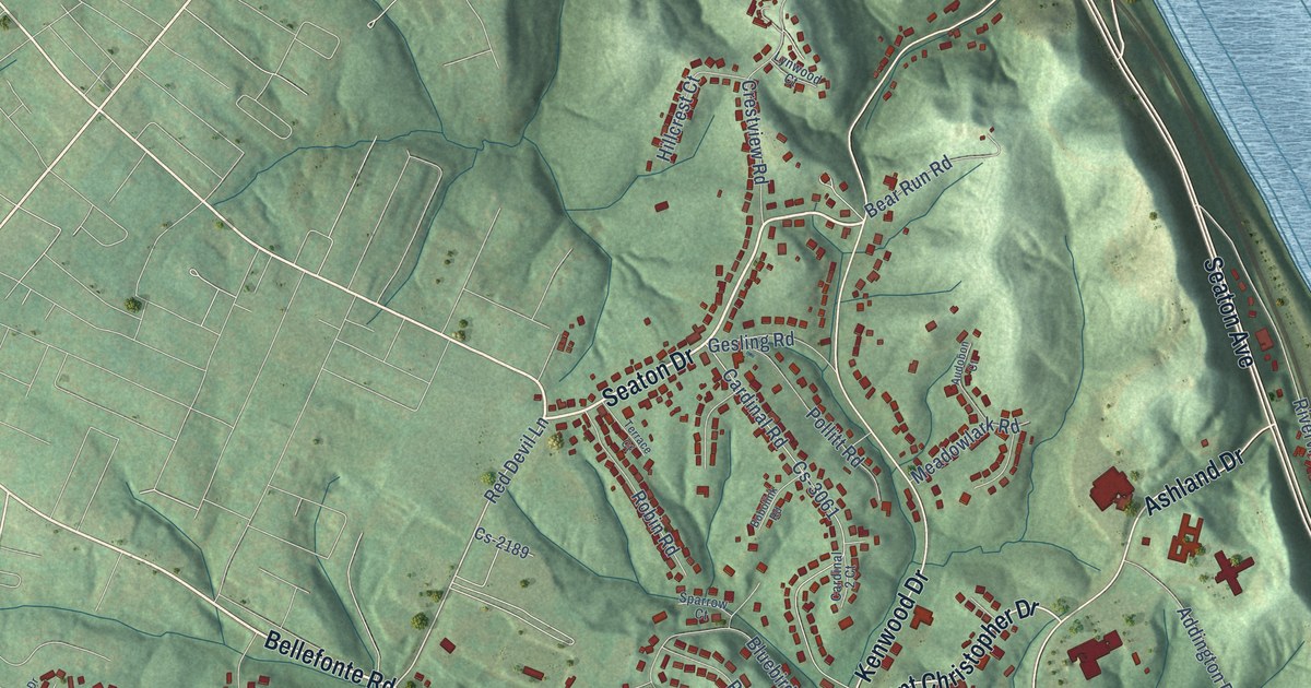 Map of Russell, Kentucky in 2026