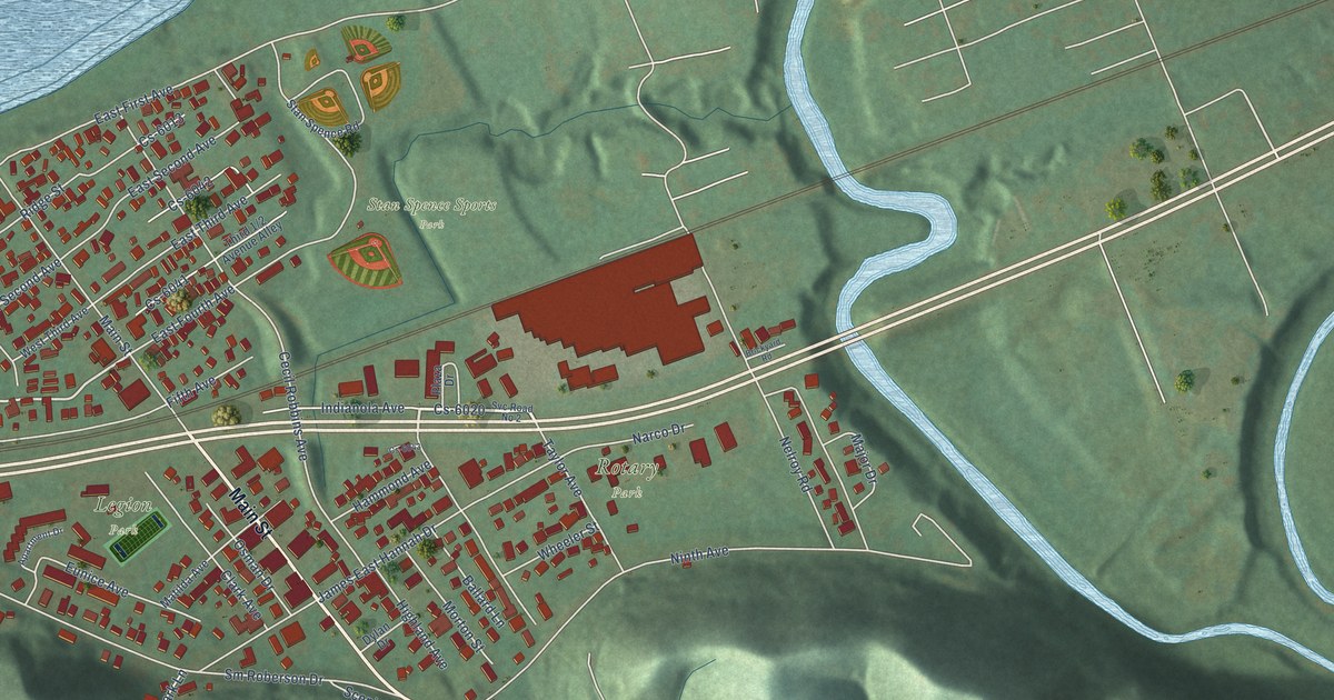 Map of South Shore, Kentucky in 2026