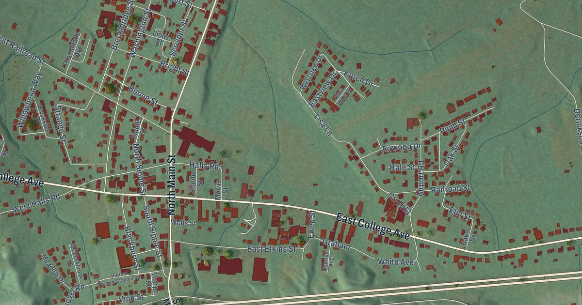 Map of Stanton, Kentucky in 2026
