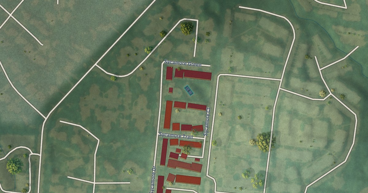 Map of Sycamore, Kentucky in 2026