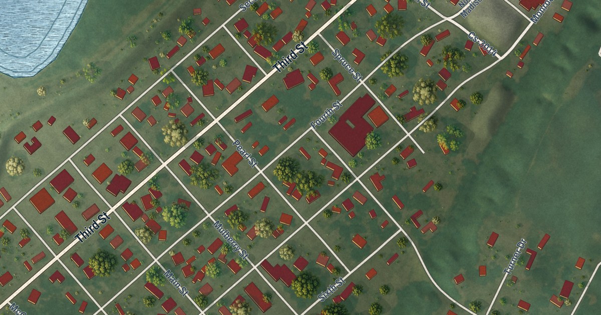 Map of Uniontown, Kentucky in 2026