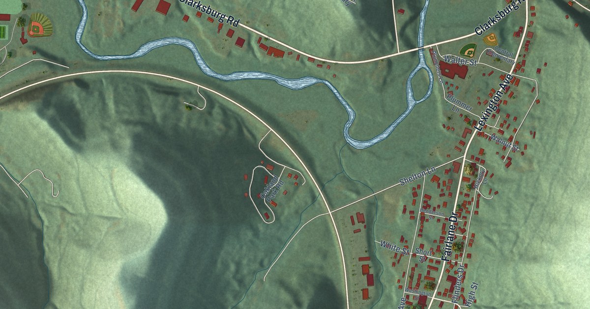 Map of Vanceburg, Kentucky in 2026