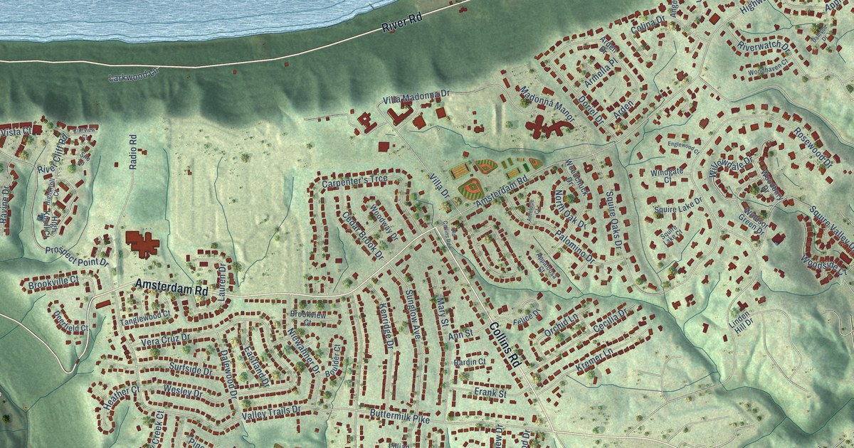Map of Villa Hills, Kentucky in 2026