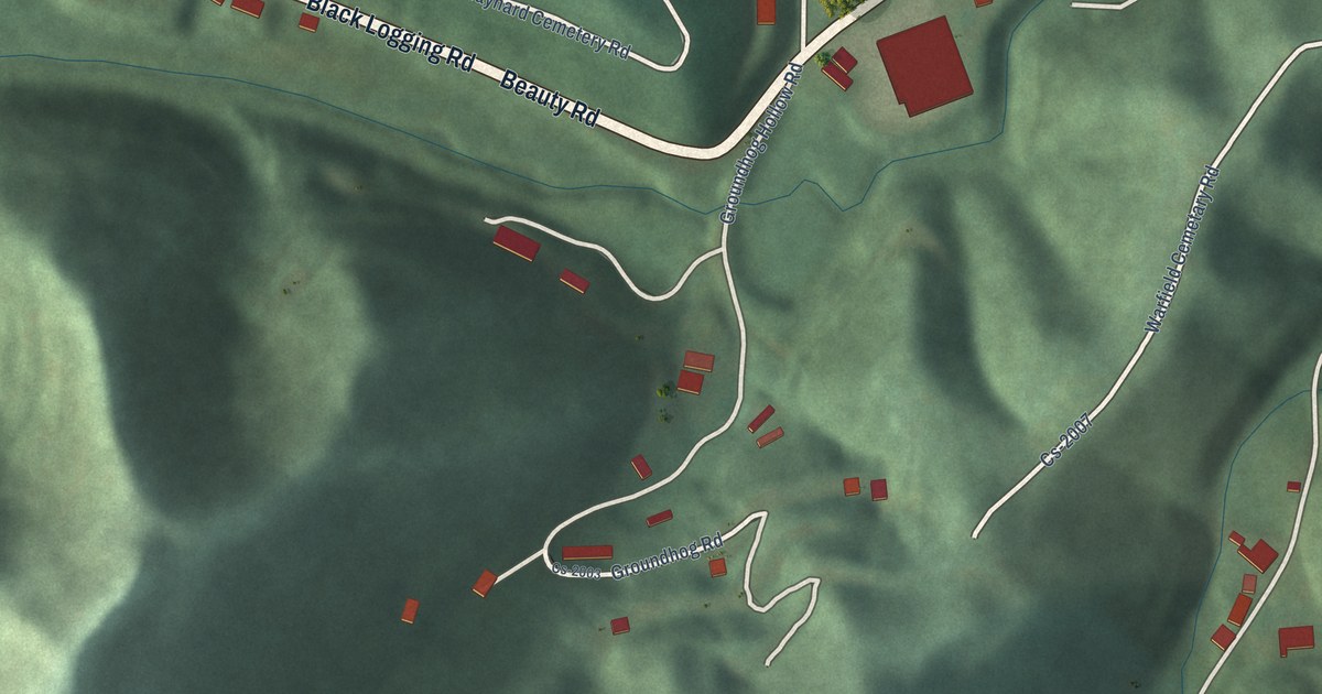 Map of Warfield, Kentucky in 2026