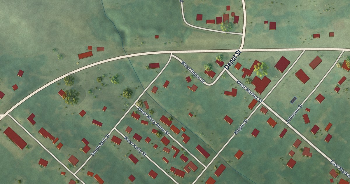 Map of Waverly, Kentucky in 2026