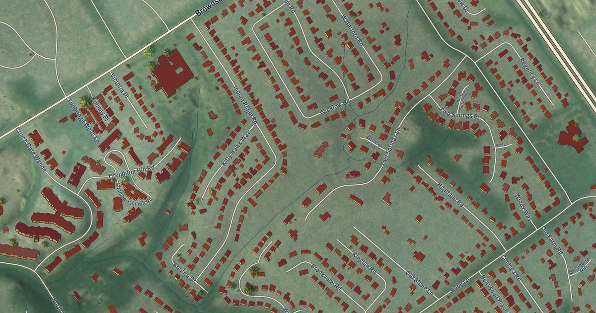 Map of Windy Hills, Kentucky in 2026