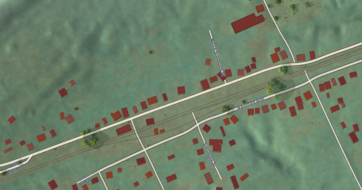 Map of Worthville, Kentucky in 2026