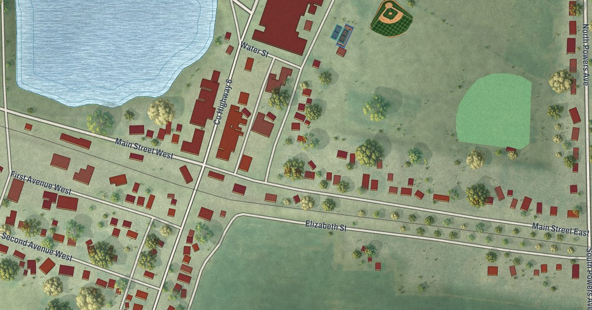 Map of Alden, Minnesota in 2026