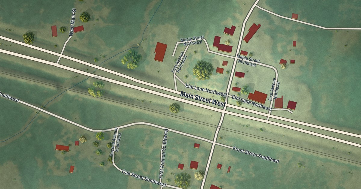 Map of Aldrich, Minnesota in 2026