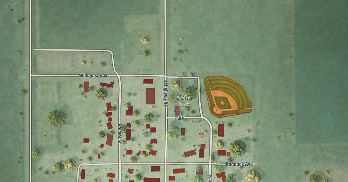 Map of Alpha, Minnesota in 2026