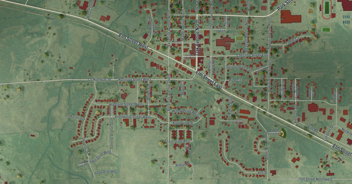 Map of Annandale, Minnesota in 2026