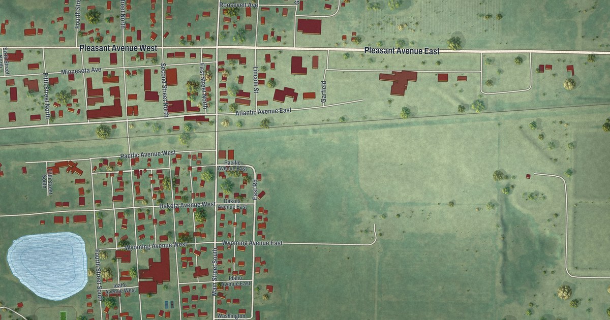 Map of Atwater, Minnesota in 2026