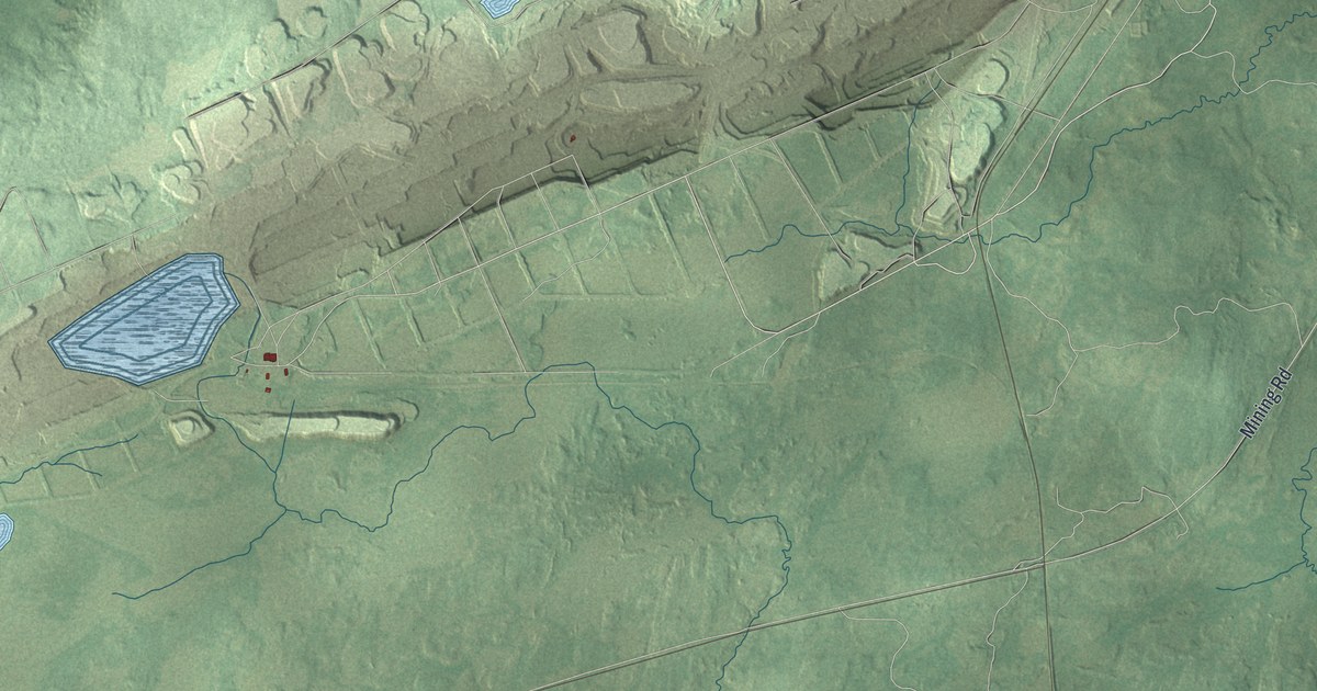 Map of Babbitt, Minnesota in 2026