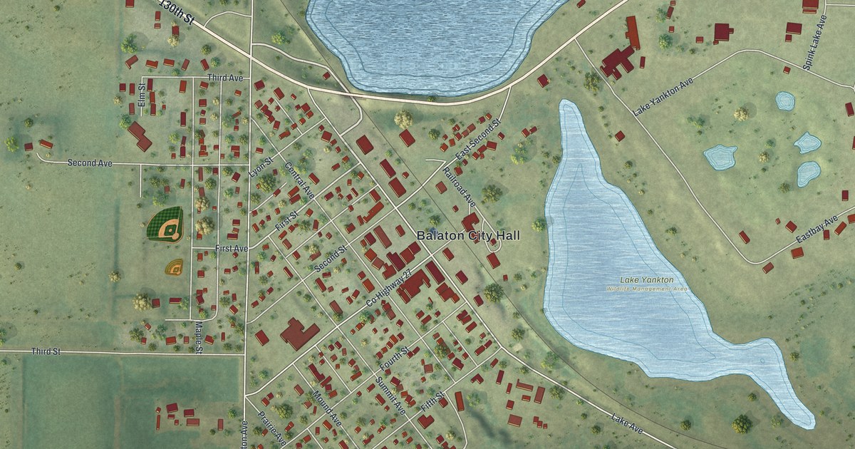 Map of Balaton, Minnesota in 2026