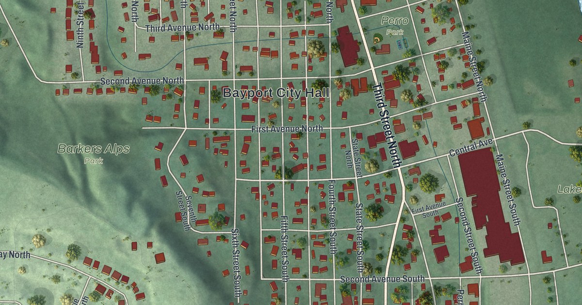 Map of Bayport, Minnesota in 2026
